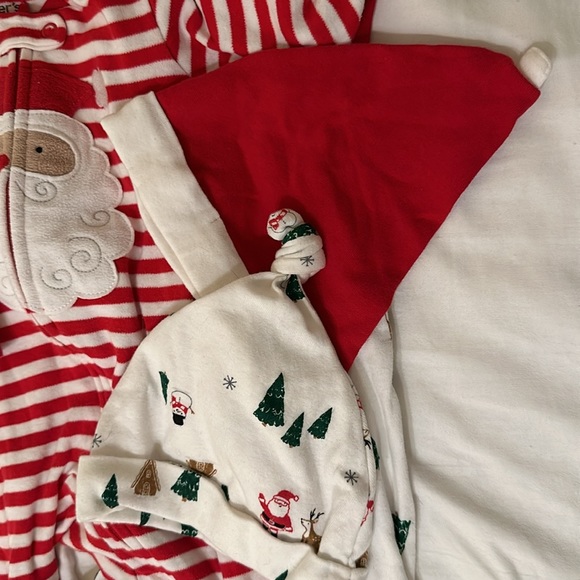 Set of 2 Carter’s holiday/ Christmas onesies - Picture 3 of 5